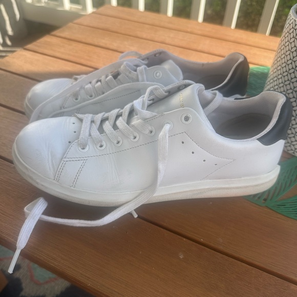 Tory Burch White and Black Sneakers - Picture 2 of 5